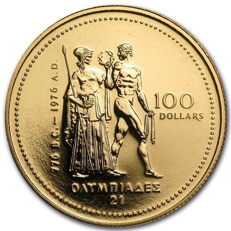 Canadian 100 Dollars 1976 coins | coinscatalog.NET