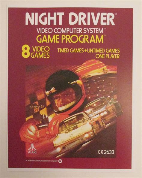 Atari 2600 Video Game Box Art Reproduction Four 8.5x11 Poster - Etsy