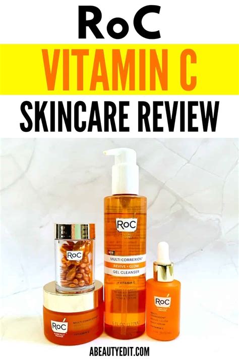 RoC Vitamin C Skincare Review - A Beauty Edit