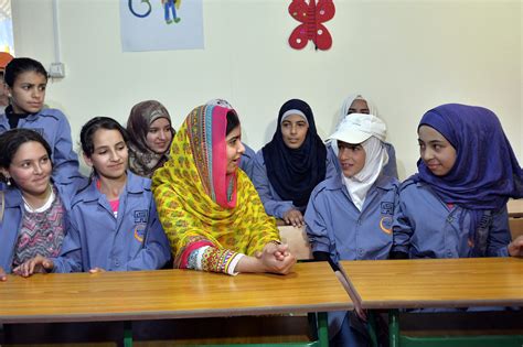 Nobel winner Malala Yousafzai opens school for Syrian refugees