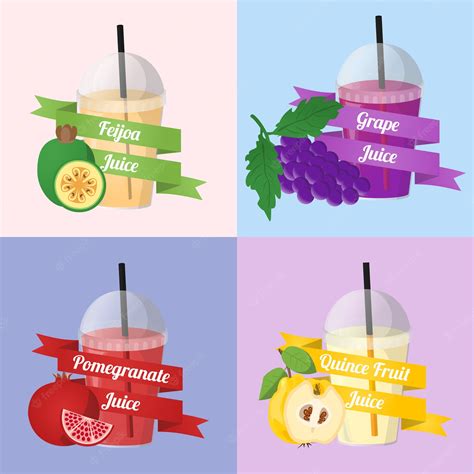 Premium Vector | Fruit Juice Vector