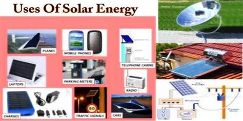 Uses Of Solar Energy - Assignment Point