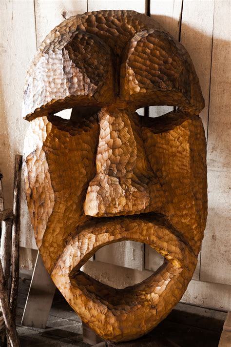 Wooden Religious Mask Free Stock Photo - Public Domain Pictures