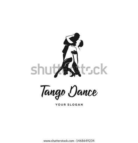 Tango Dance Silhouette Logo Stock Vector (Royalty Free) 1468649234 ...