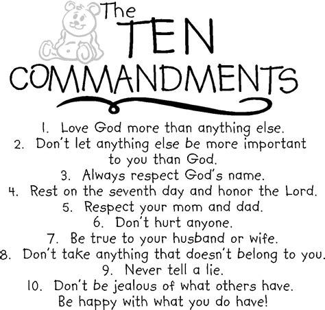 Ten Commandments Quotes. QuotesGram