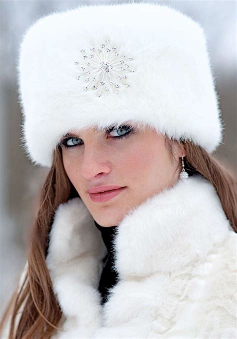 Winter White Mink Faux Fur Russian Hat | Fabulous-Furs | Fancy hats ...