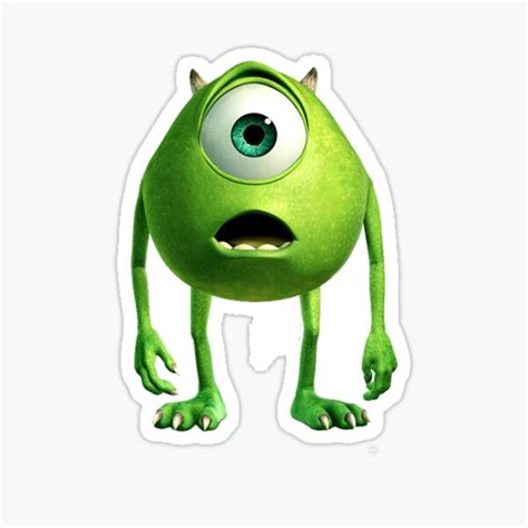 "Monster Inc Mike" Sticker for Sale by SmartFriend | Redbubble