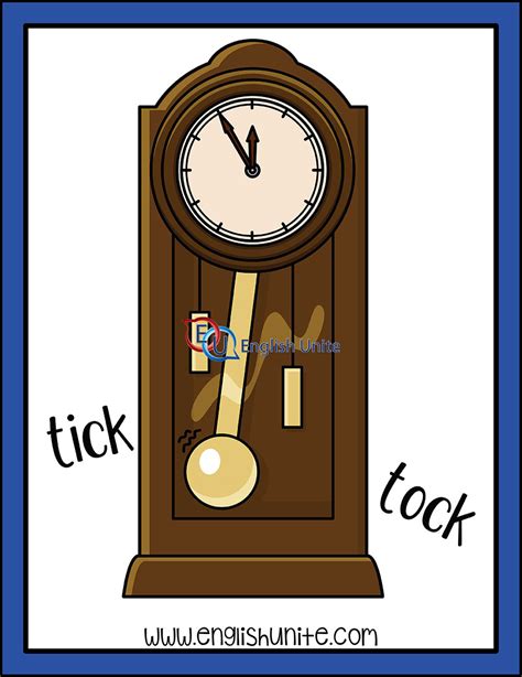 English Unite - Onomatopoeia - Tick-Tock 1 (Clock)