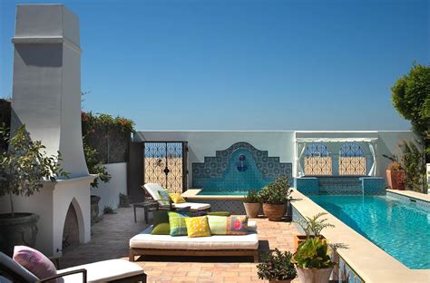 Spanish Colonial Beach House In Santa Monica