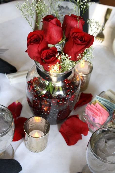 Table Decoration Ideas For 40Th Wedding Anniversary Ideas | Wedding anniversary decorations ...