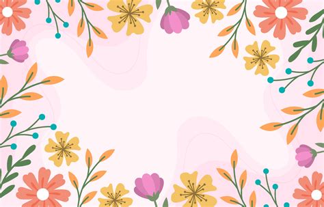 Spring Floral Element Background 5387811 Vector Art at Vecteezy