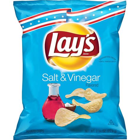 Amazon.com: Lay's Salt & Vinegar Flavored Potato Chips, 2.75 Ounce