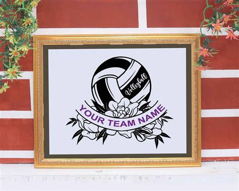 Volleyball svg Volleyball team svg Split Volleyball svg | Etsy