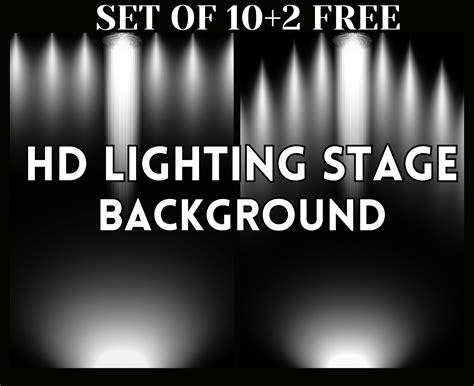 Stage Backgrounds Stage With Lighting Backdrops Photo - Etsy