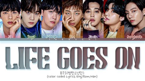 BTS Life Goes On Lyrics (Color Coded Lyrics) Chords - Chordify