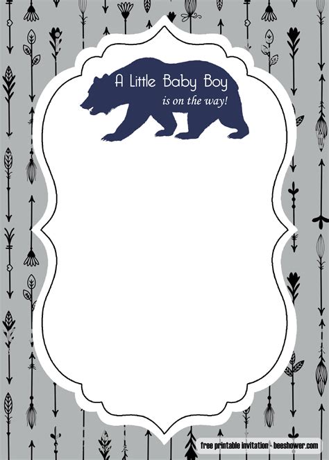 Baby shower invitations free downloadable templates - onlinesas