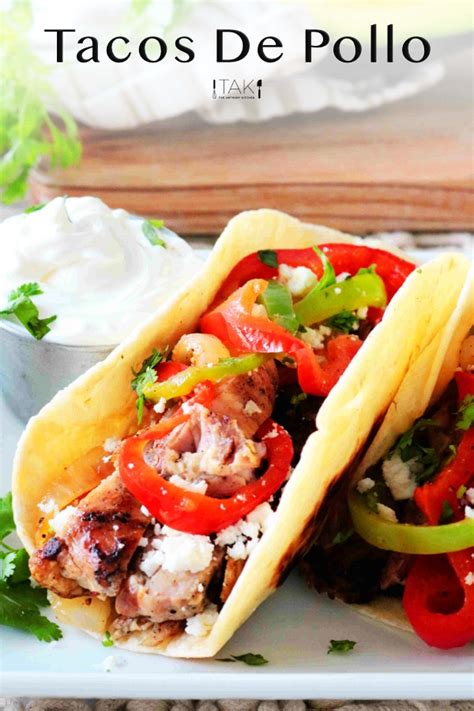 Tacos de Pollo (Chicken Tacos Recipe) - The Anthony Kitchen