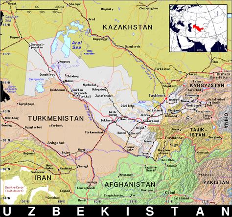 UZ · Uzbekistan · Public domain maps by PAT, the free, open source ...