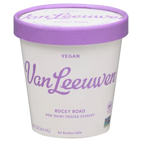 Van Leeuwen Vegan Rocky Road Non-Dairy Frozen Dessert - Shop Ice Cream ...