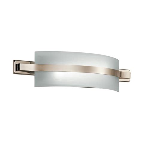 Shop Kichler Lighting 1-Light Freeport Polished Nickel LED Bathroom ...