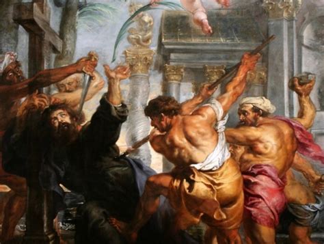 The Martyrdom of St. Thomas, Apostle of India by Peter Paul Ruber (1637-1639) - Indian Catholic ...