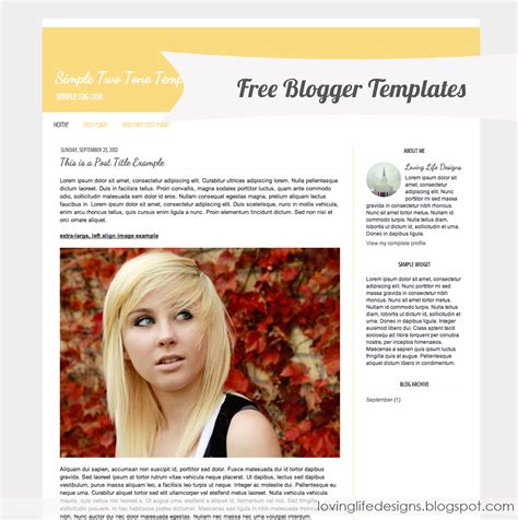 Four Free Blogger Template Designs - {Free Blog Template} | Blog templates free, Free blogger ...