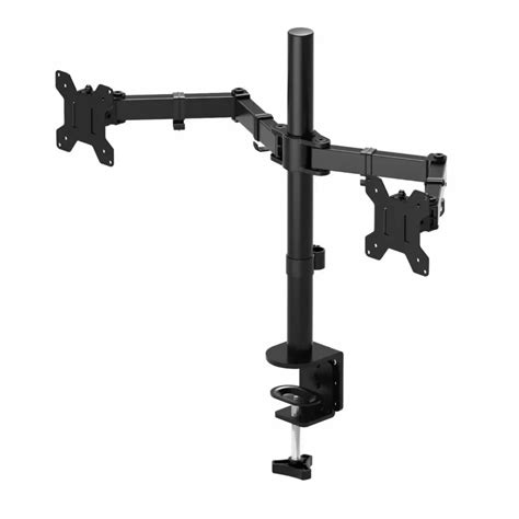 Dual /2 LED Monitor Mount with C-clamp and Grommet options GAMING MONITOR BRACKET LED 13KG PER ...