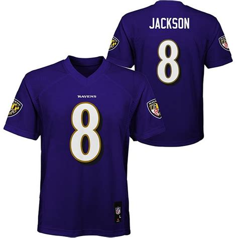 Boys 8-20 Baltimore Ravens Lamar Jackson Jersey