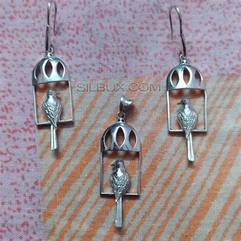 Party Silver Designer Earring, Size: 1.5 In at Rs 100/pair in ...