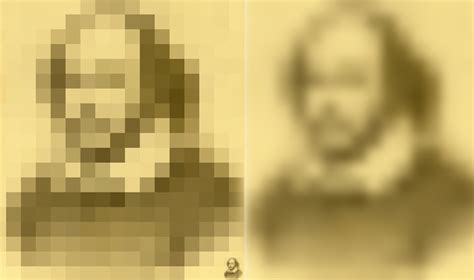 Pixelated faces | Optical Illusions