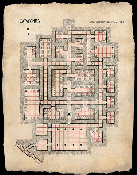 Large Catacombs [52x75] : r/dungeondraft