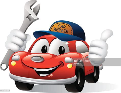 Cartoon Car Repair Vector Art | Getty Images