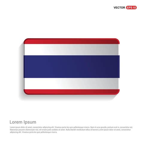 Thailand flag design vector 13309433 Vector Art at Vecteezy