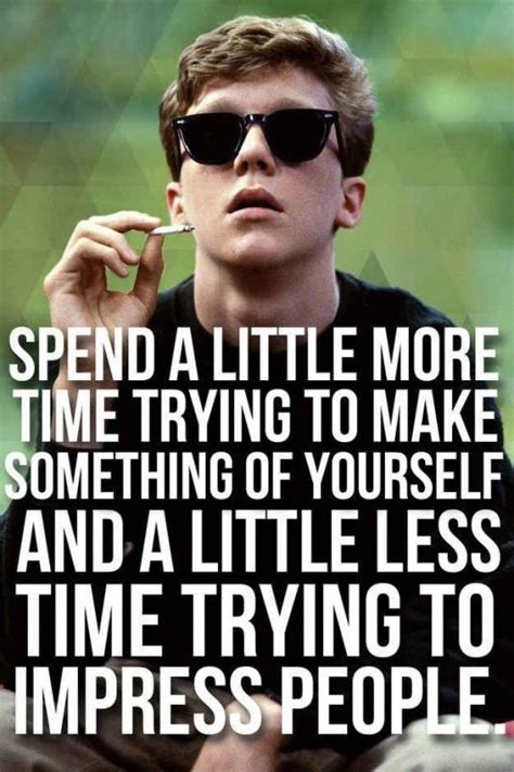 Spend a little more time trying to make something of yourself... | Picture Quotes