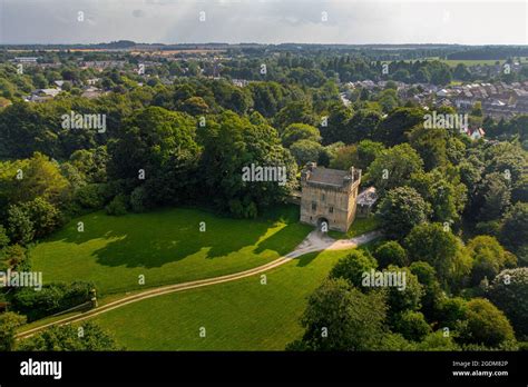 Aerial view of Morpeth Castle, Northumberland Stock Photo - Alamy