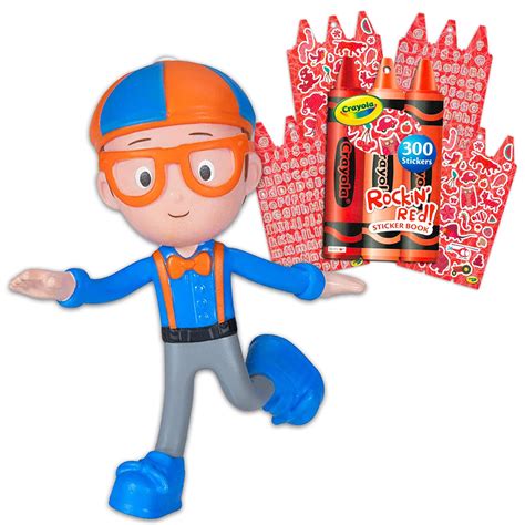 Buy Blippi Bendable Action Figure Bundle for Boys and Girls ~ Blippi Bendable Toy for Kids ...