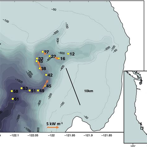 CTD profile stations in Monterey Submarine Canyon. Bathymetry in... | Download Scientific Diagram