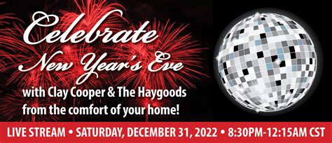 Tickets | Clay Cooper's Country Express & The Haygoods NEW YEARS EVE CELEBRATION LIVESTREAM! in ...