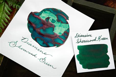 Diamine Sherwood Green: Fountain Pen Ink Review - The Goulet Pen Company