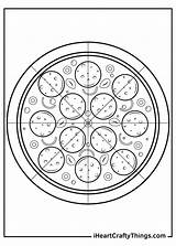Pizza Coloring Pages Updated 2024 sketch template