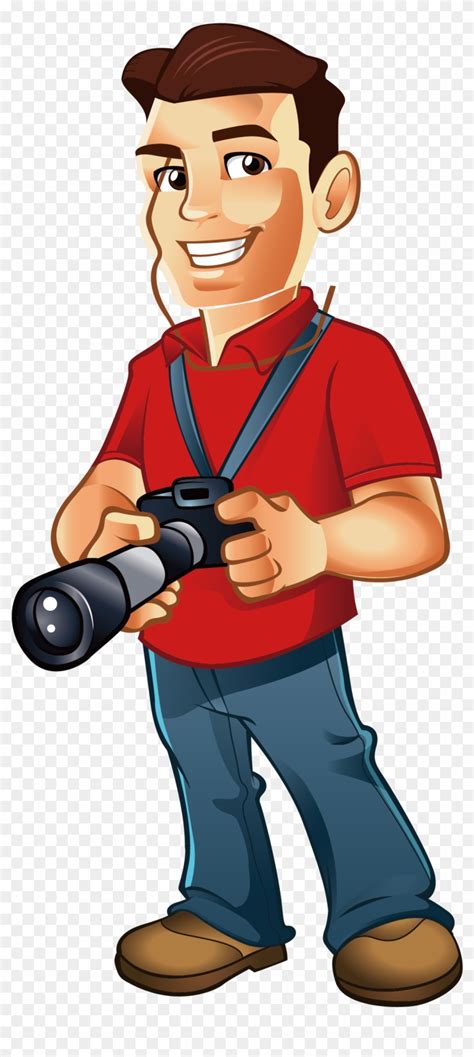 Photographer Photography Cartoon Clip Art - Photographer Cartoon - Free Transparent PNG Clipart ...