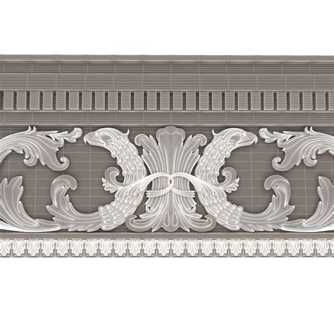 ArtStation - Cornice Decoration Molding 03 | Resources