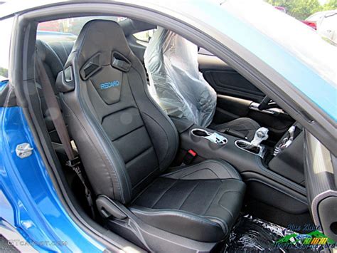 Midnight Blue/Recaro Leather Trimmed Interior 2019 Ford Mustang GT Premium Fastback Photo ...