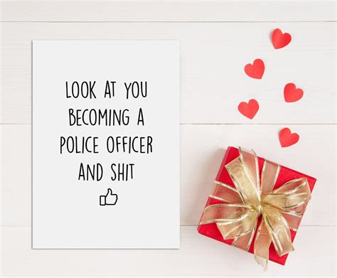 Police Academy Graduation Card Police Officer Graduation Gift - Etsy