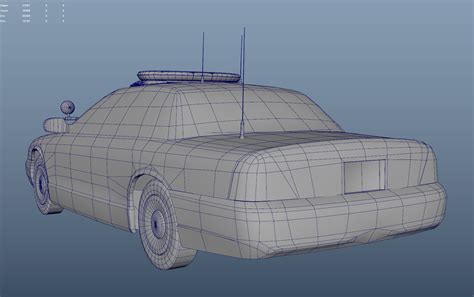 patrol car 3d model