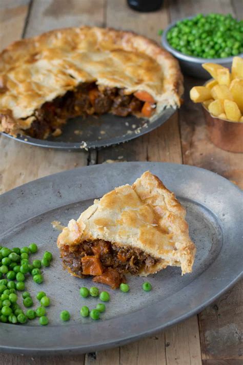 British Steak and Ale Pie is a classic dish found in most pubs around England. Tender pieces of ...