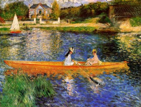 The Seine at Asnieres (The Skiff), 1879 - Pierre-Auguste Renoir ...