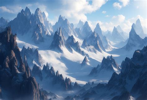 Download Ai Generated Mountains Snow Royalty-Free Stock Illustration Image - Pixabay