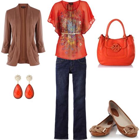 Orange and Brown Outfit | "Fit" Me In | Fashion, Brown outfit, Clothes