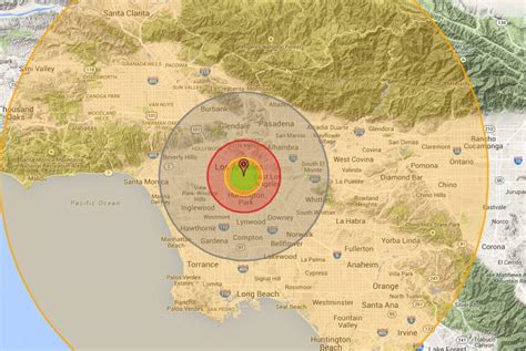 The NukeMap – An interactive map with nuclear weapons effects data – American Outdoor Guide